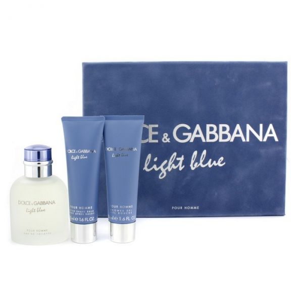 Coffret Dolce & Gabbana Light Blue Pour Homme (Perfume 125 ml + Shower